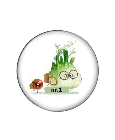 Magnetic Needleminder Crazy Vegetables