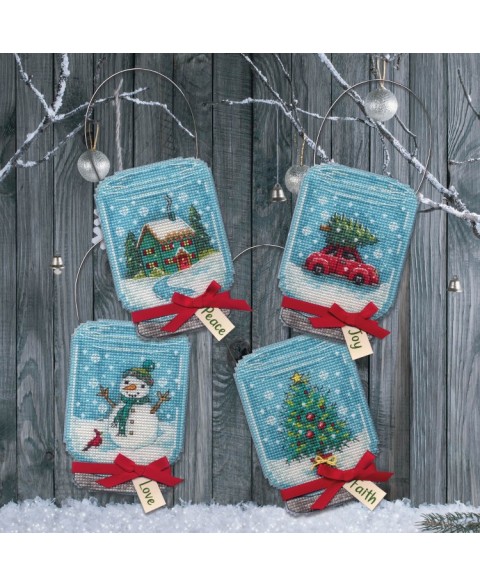 Christmas Jar Ornaments...