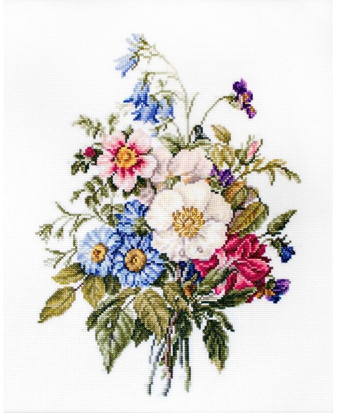 Siuvinėjimo rinkinys "Bouquet Of Summer Flowers" SBU4004