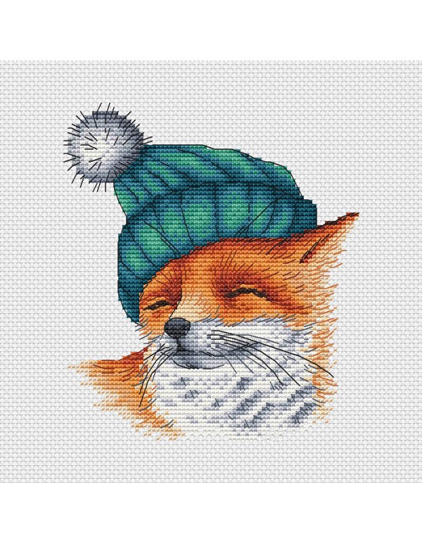 fox in a hat