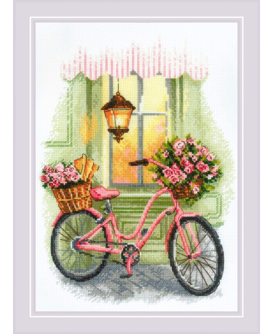 RIOLIS cross stitch kit Blue Irises