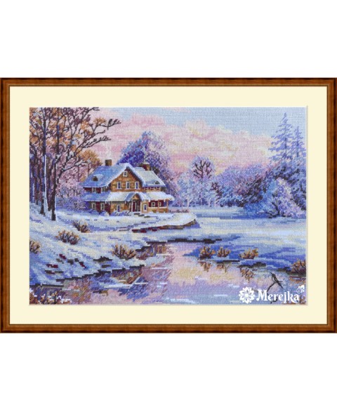 Cross stitch kit The first snow SK240