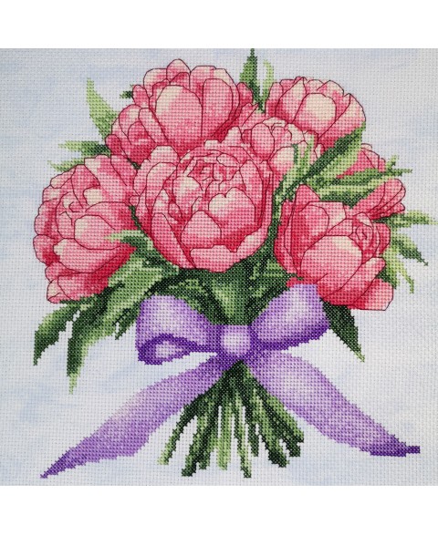 Cross stitching kit "Queen of flowers" MP125