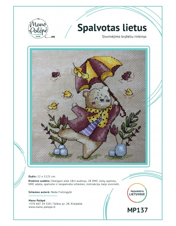 Siuvinėjimo rinkinys "Spalvotas lietus" MP137