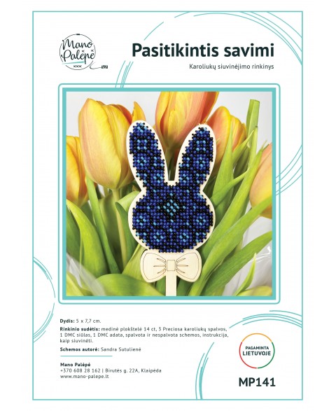 Karoliukų siuvinėjimo rinkinys "Pasitikintis savimi" MP141