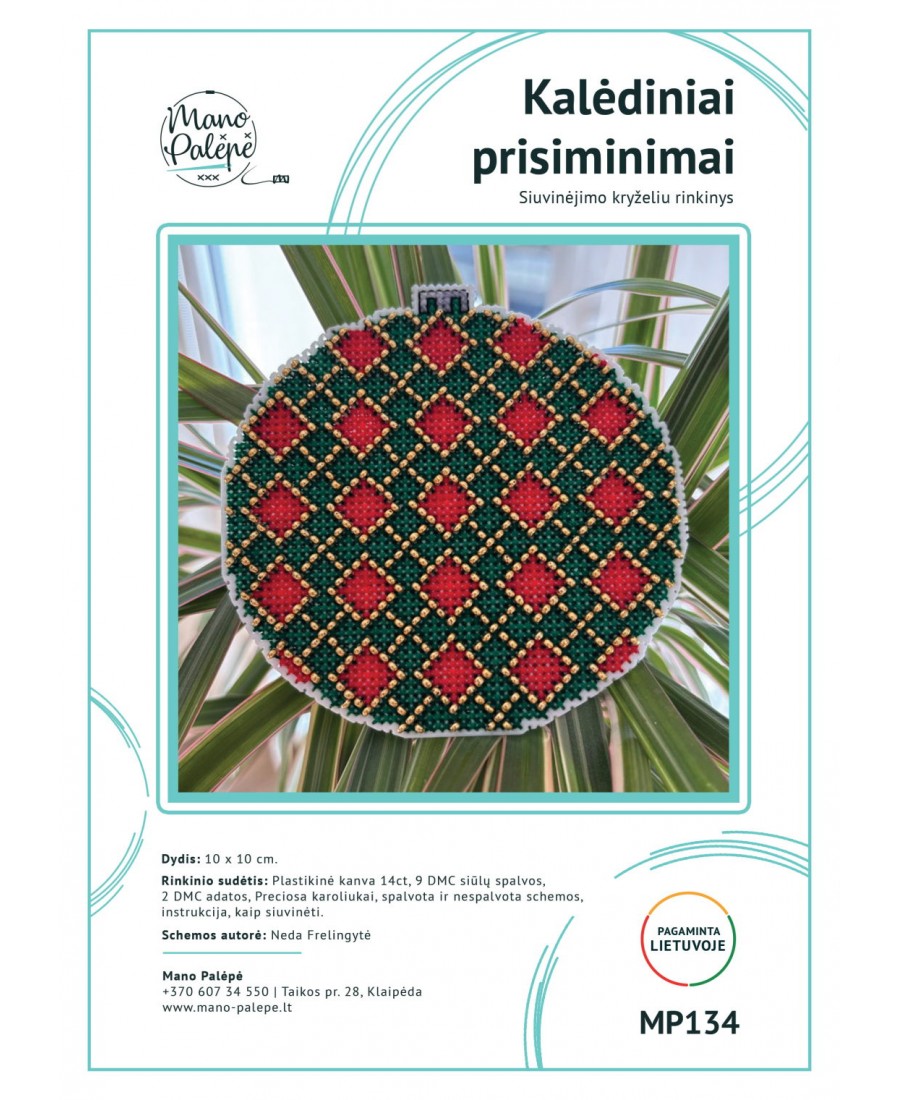Siuvinėjimo rinkinys "Kalėdiniai prisiminimai" MP134
