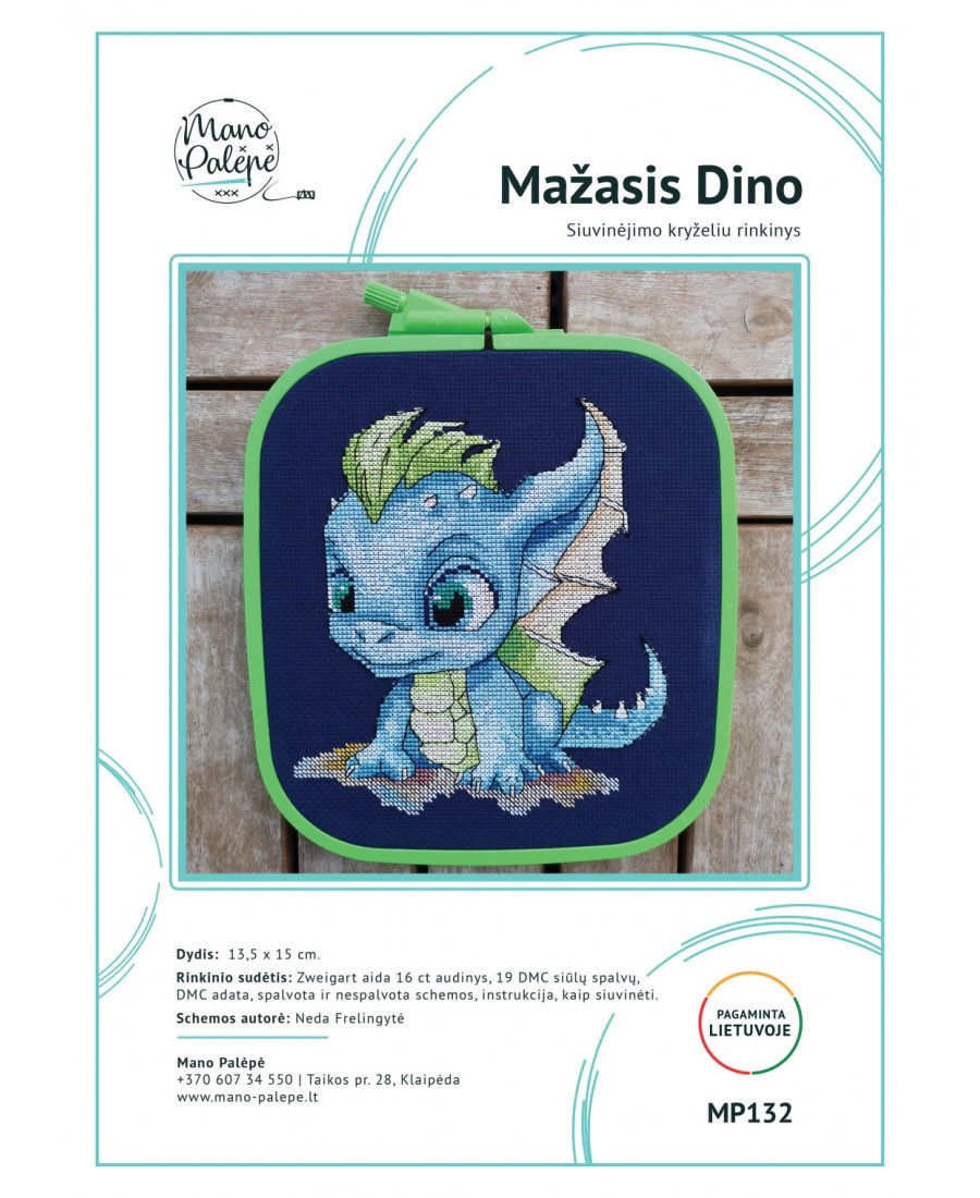 Siuvinėjimo rinkinys "Mažasis Dino" MP132