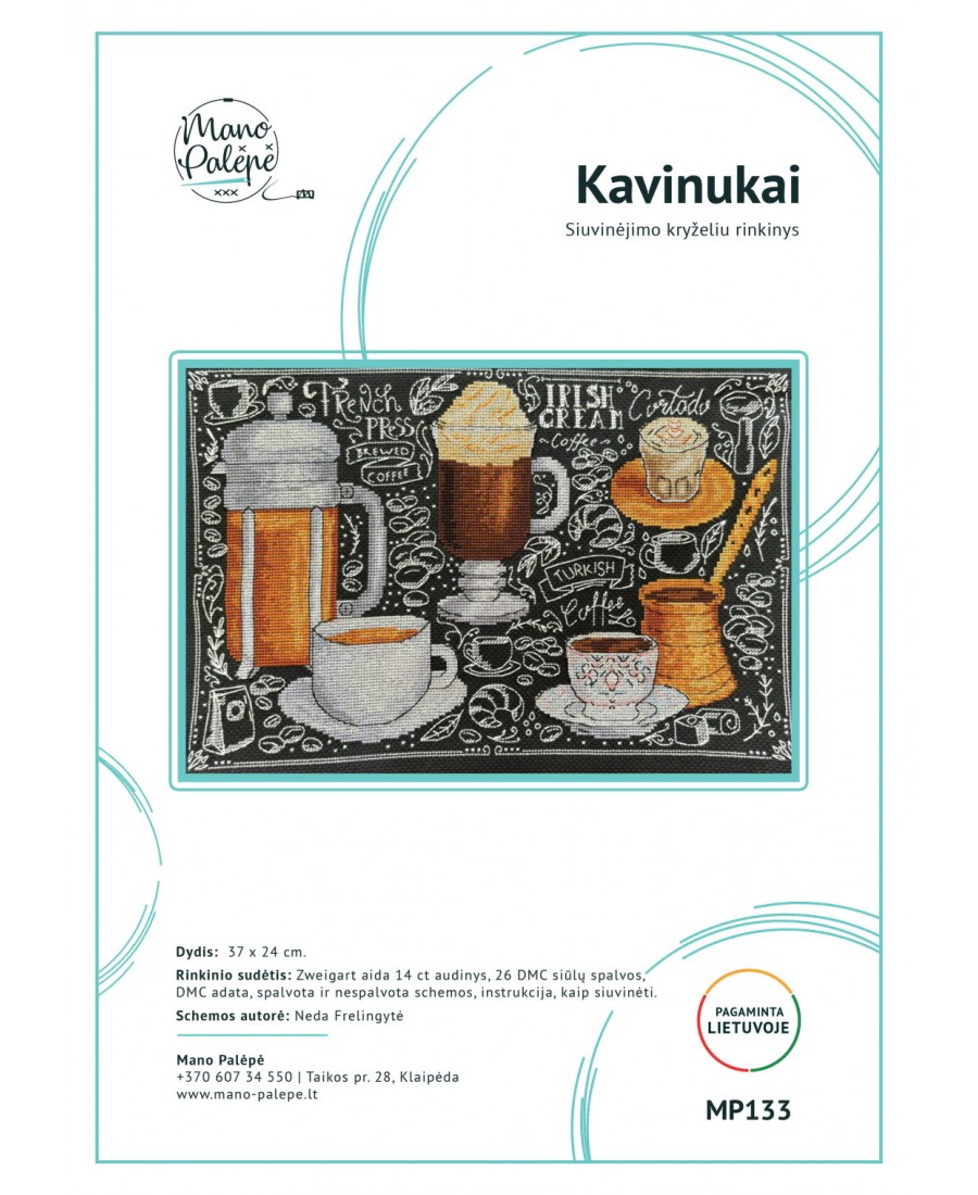 Siuvinėjimo rinkinys "Kavinukai" MP133