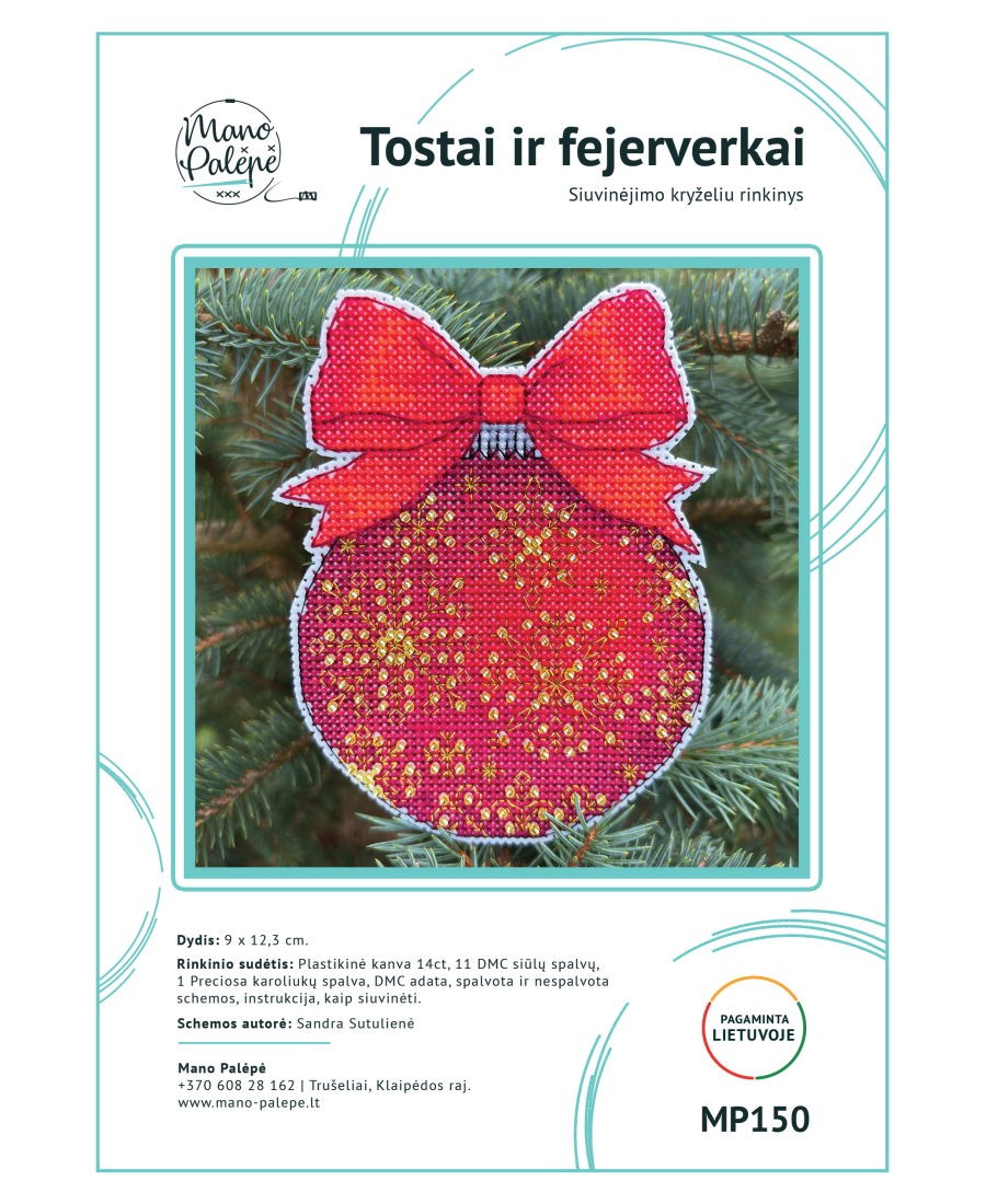 Siuvinėjimo rinkinys "Tostai ir fejerverkai" MP150