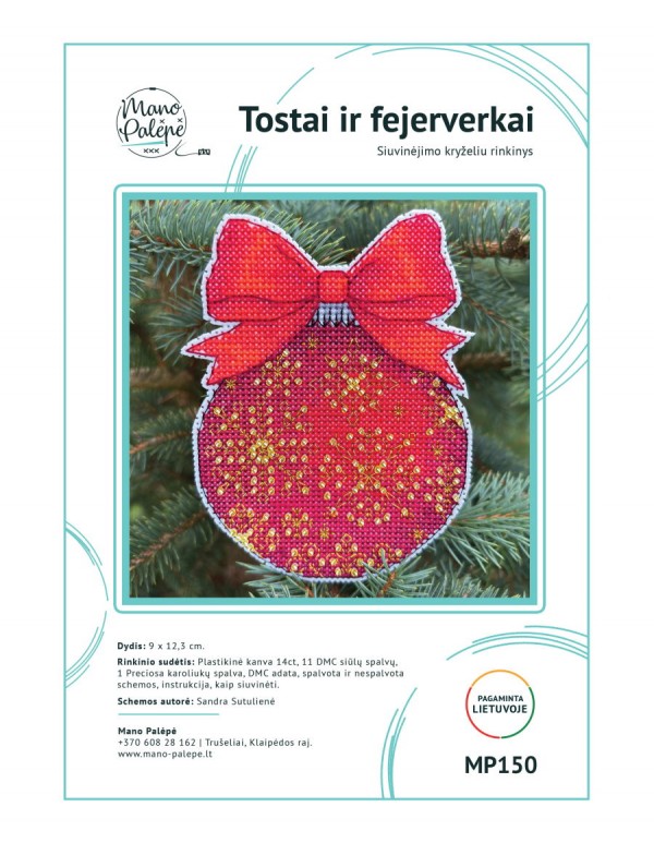 Siuvinėjimo rinkinys "Tostai ir fejerverkai" MP150