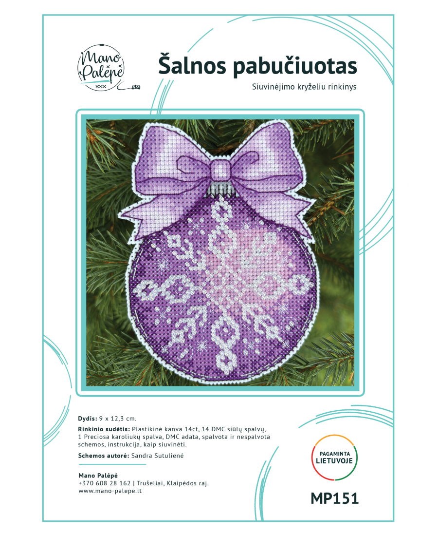 Cross stitching kit "Frost-kissed" MP151