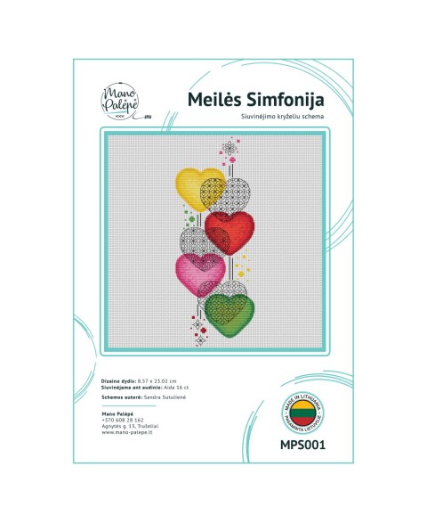 PDF siuvinėjimo schema "Meilės Simfonija" MPS001