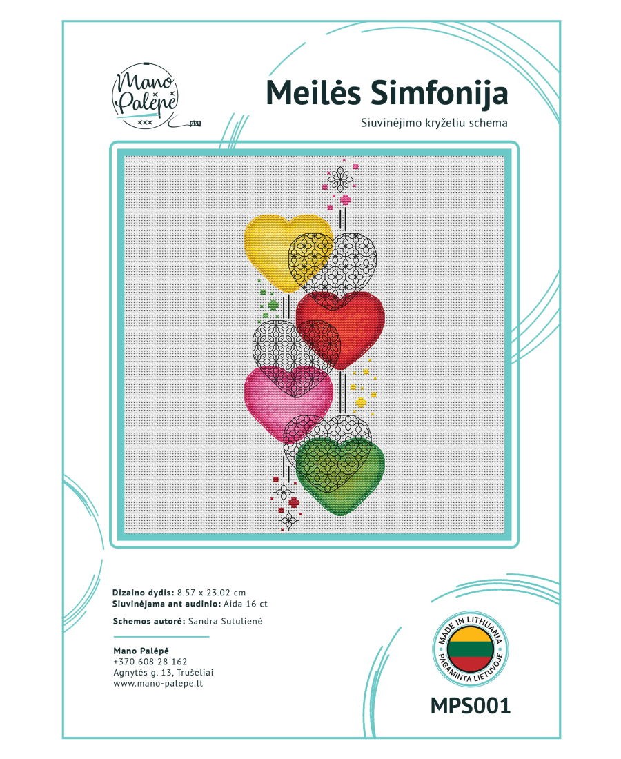 Cross stitching scheme "Love of Symphony" MPS001