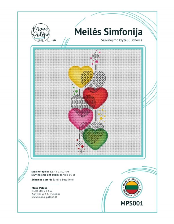 Cross stitching scheme "Love of Symphony" MPS001