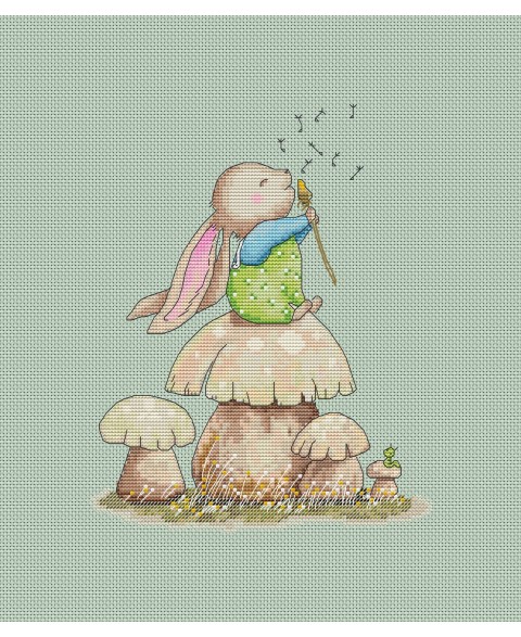 Cross stitching scheme "Fluffy" MPS003