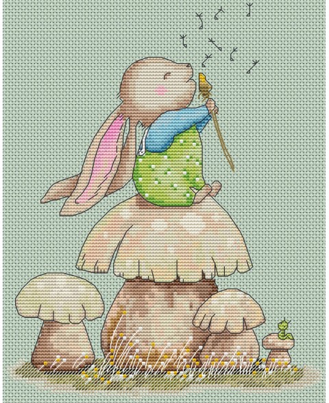 Cross stitching scheme "Fluffy" MPS003