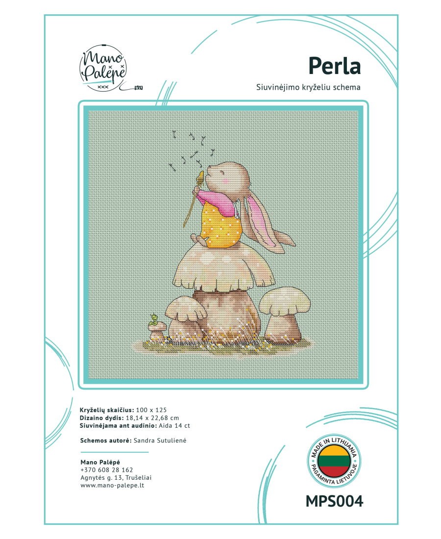 Siuvinėjimo schema "Perla" MPS004