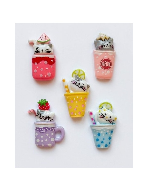 Magnetic Needleminder "Kittens in Cups"