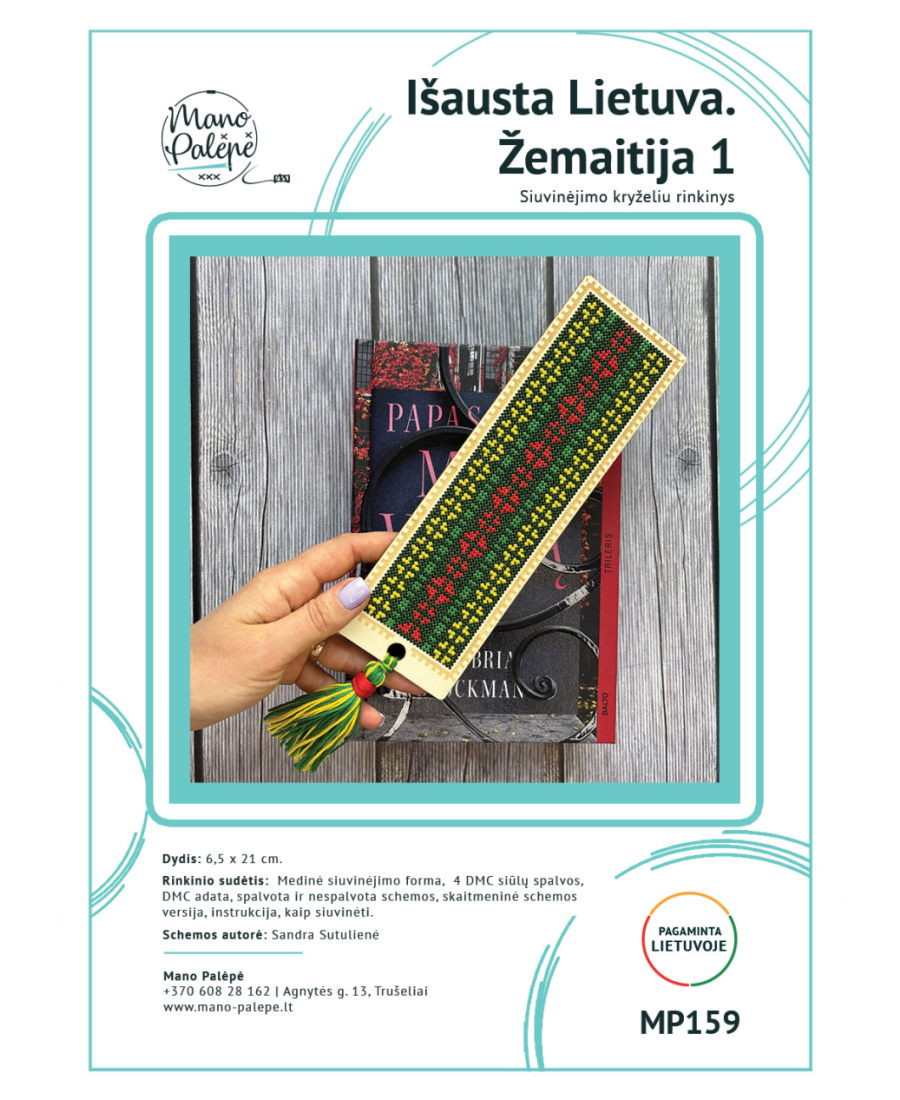 Woven Lithuania. Žemaitija - cross stitch kit