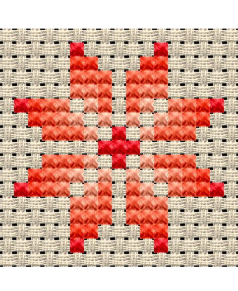 Sidabrinių auskarų ir pakabuko siuvinėjimo rinkinys "Spalvų jūra" MP165