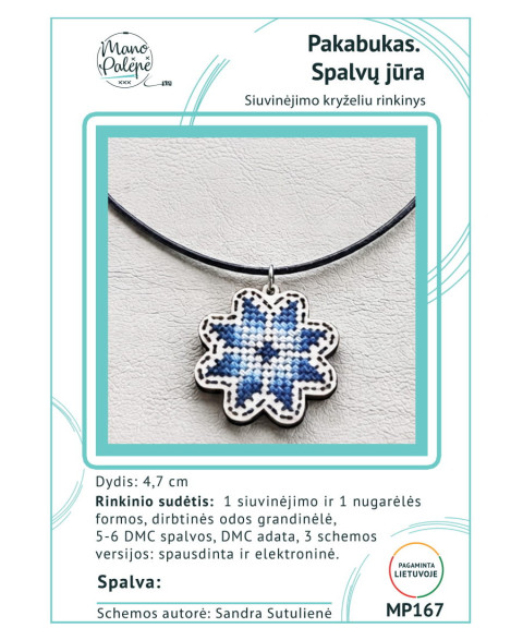 Pakabuko siuvinėjimo rinkinys "Spalvų jūra" MP167
