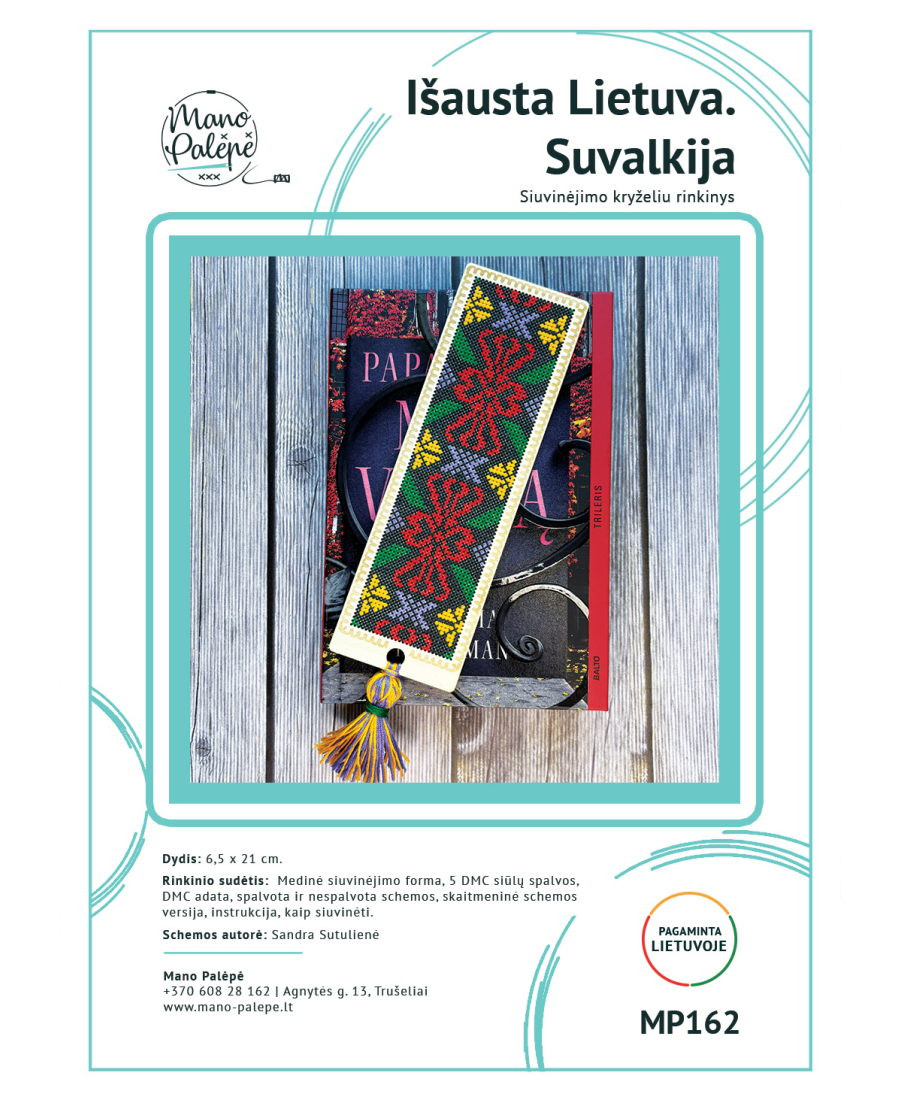 Woven Lithuania. Žemaitija - cross stitch kit