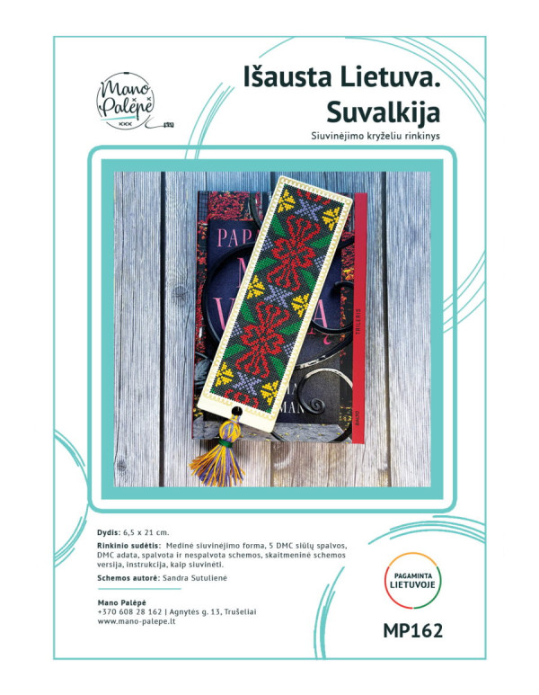 Woven Lithuania. Žemaitija - cross stitch kit