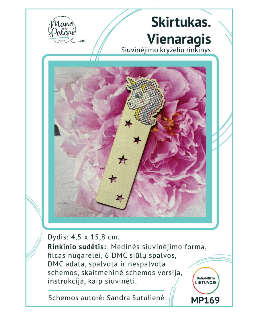 Bookmark. Unicorn – Cross Stitch Kit MP169