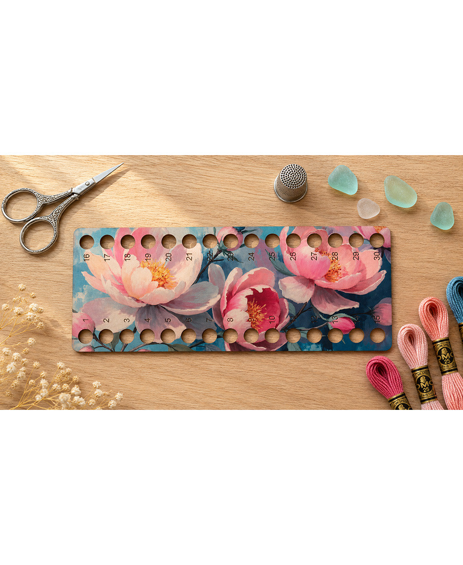 Thread Organizer "Peonies"
