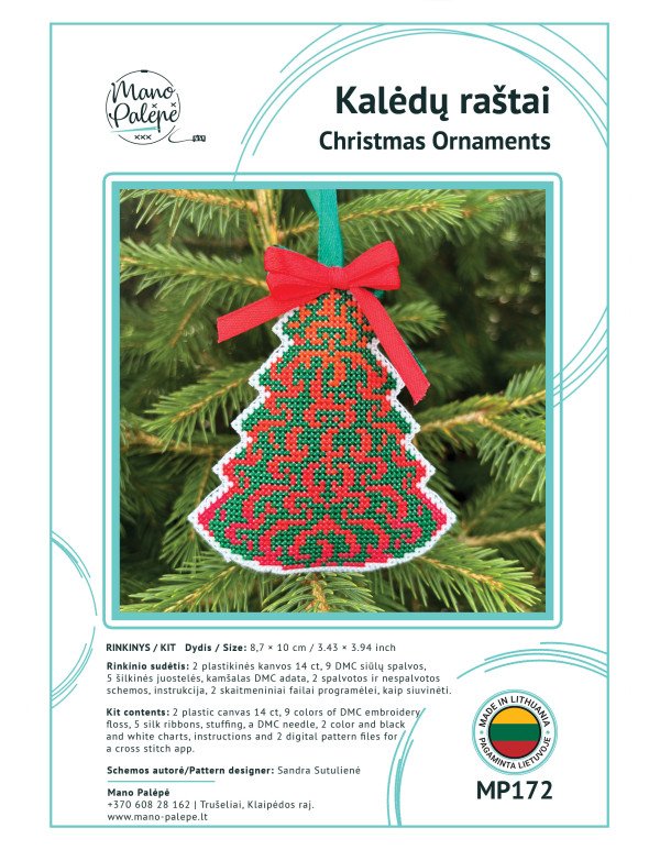 “Christmas Ornaments” Cross Stitch Kit MP172