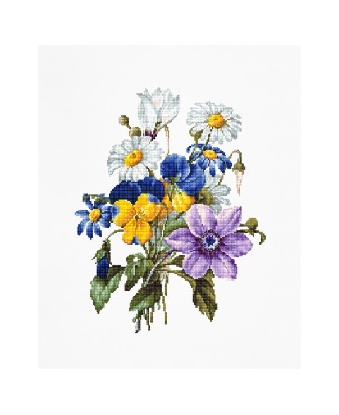 Siuvinėjimo rinkinys "Bouquet of Flowers" SB2348
