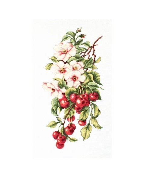 Cross stitch kit "Composition With Cherry" SB205