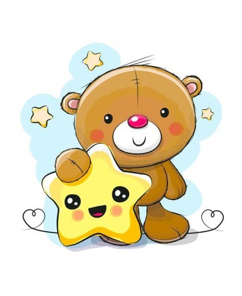 Little Bear With Star WD2355